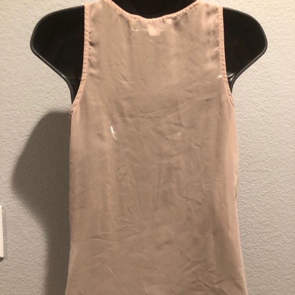 SOLD! Forever 21 TriColor Sleeveless Ruffle Top - Picture 5 of 6